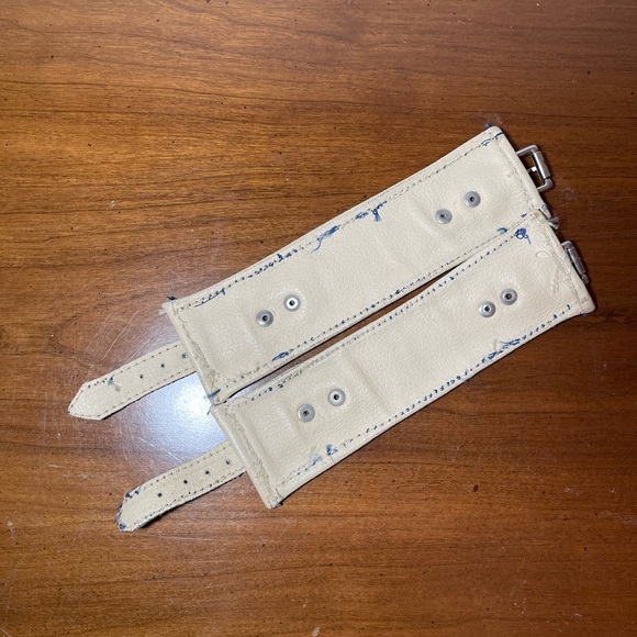 Electric Blue Handmade Leather Cuffs ⚡️💙 - Picture 5 of 6